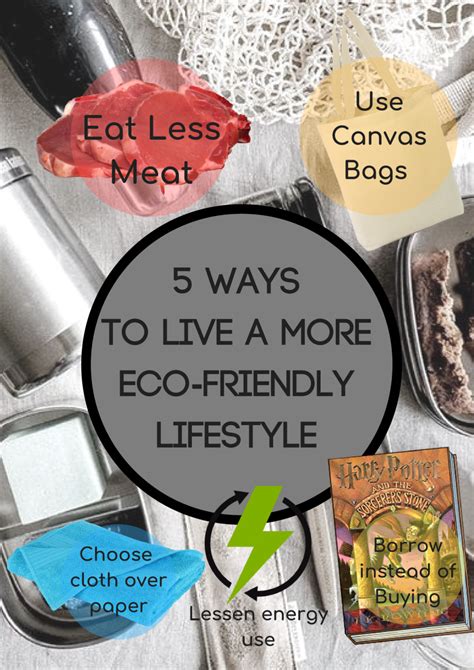 5 Ways to Live a More Eco-Friendly Lifestyle