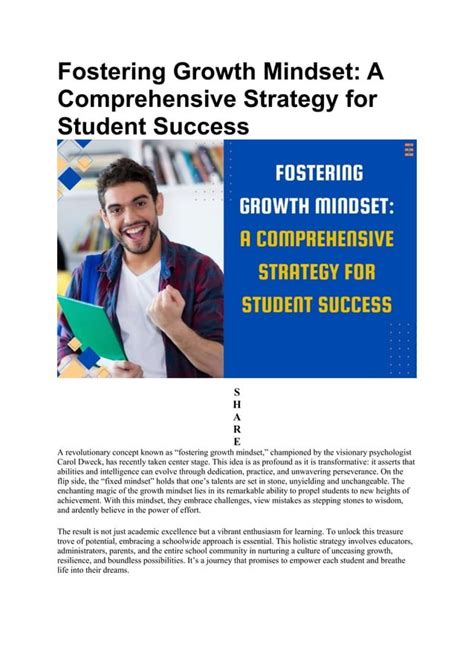 How to Foster a Growth Mindset for Academic Success