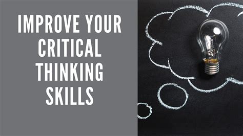 How to Improve Your Critical Writing Skills