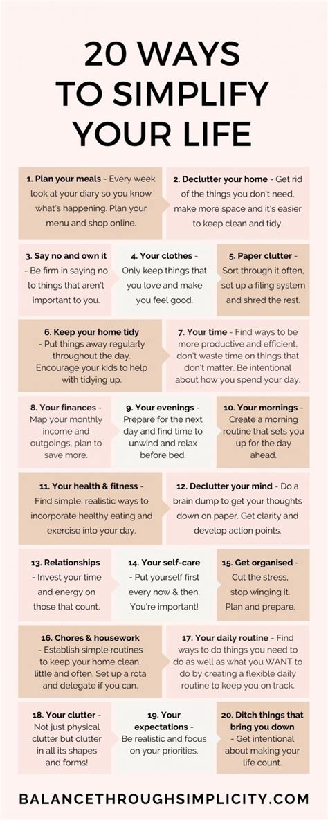 How to Simplify Your Life and Focus on What Matters